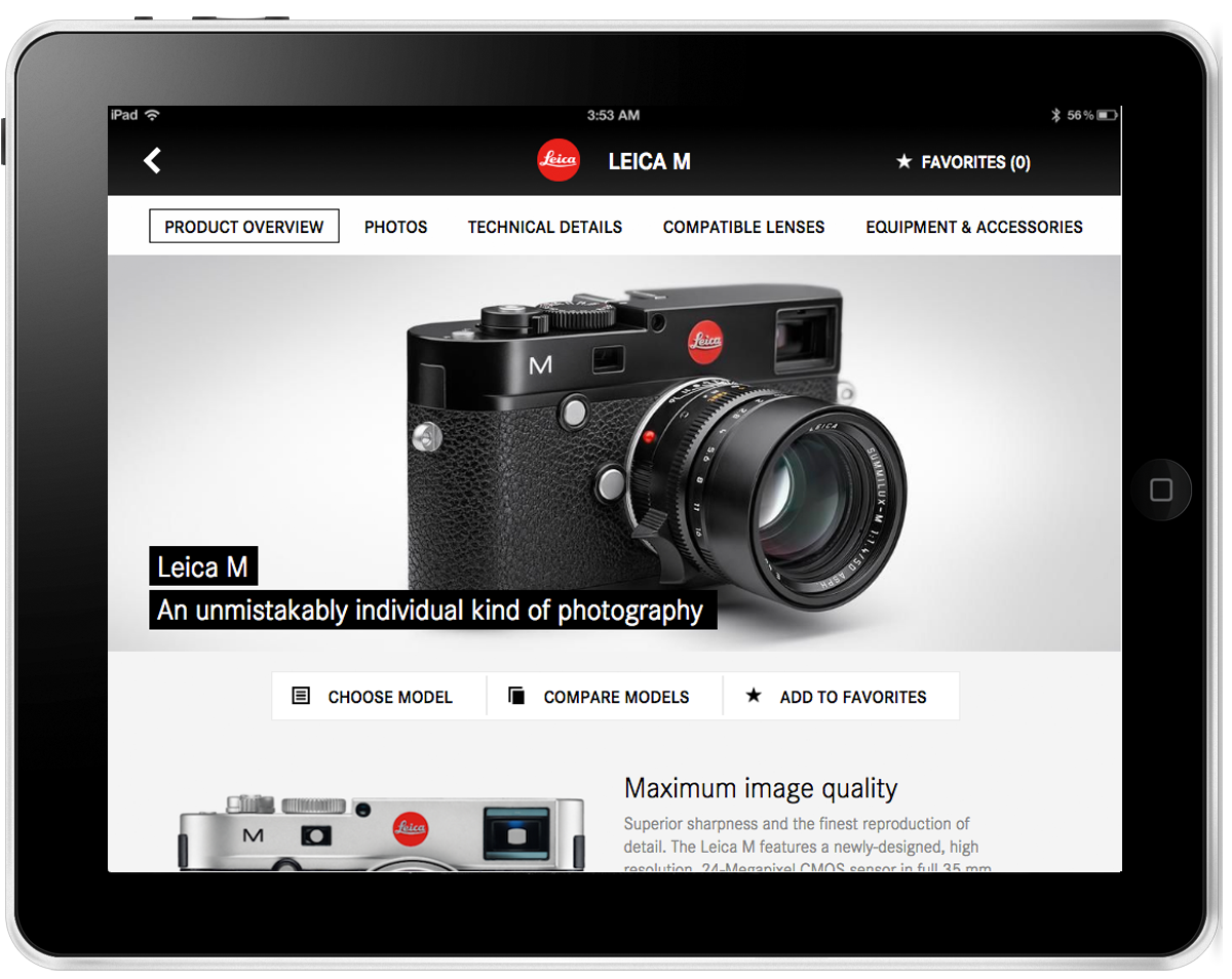 Leica InStore App